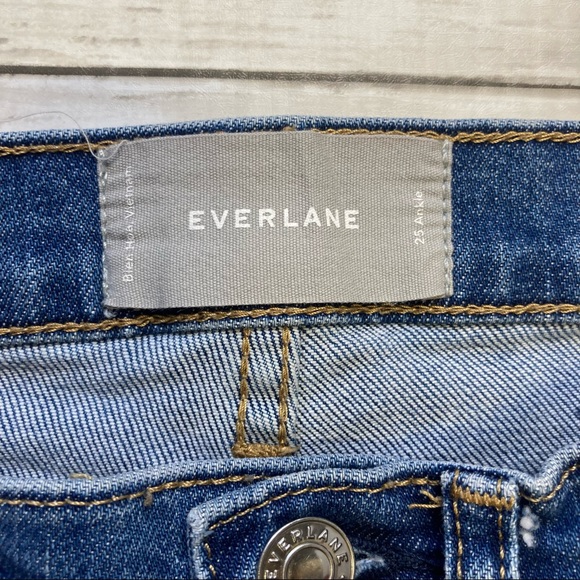 EVERLANE Highrise Skinny Ankle Jeans size 25 - Picture 5 of 10